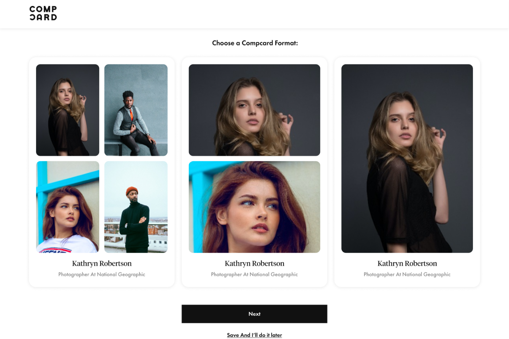 Compcard – The Social Hub for Models in Photography