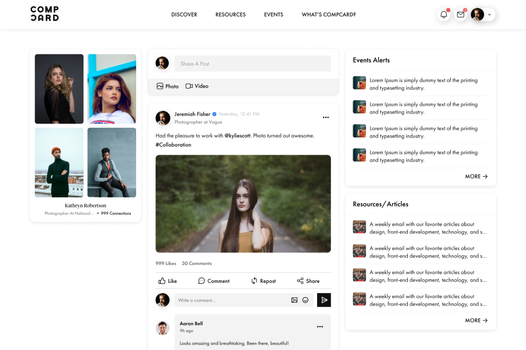 Compcard – The Social Hub for Models in Photography